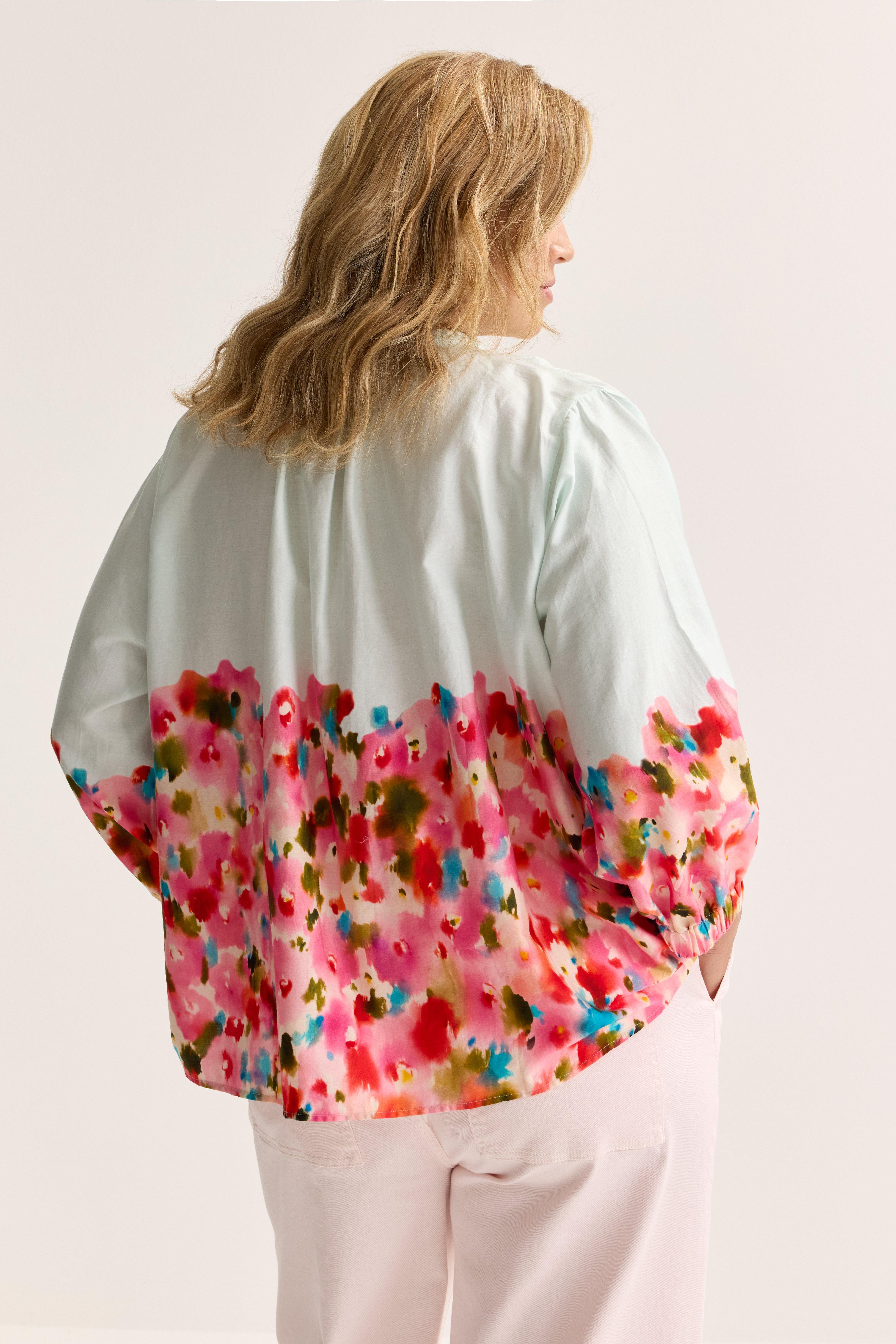 Chemises - Blouse ampe en coton