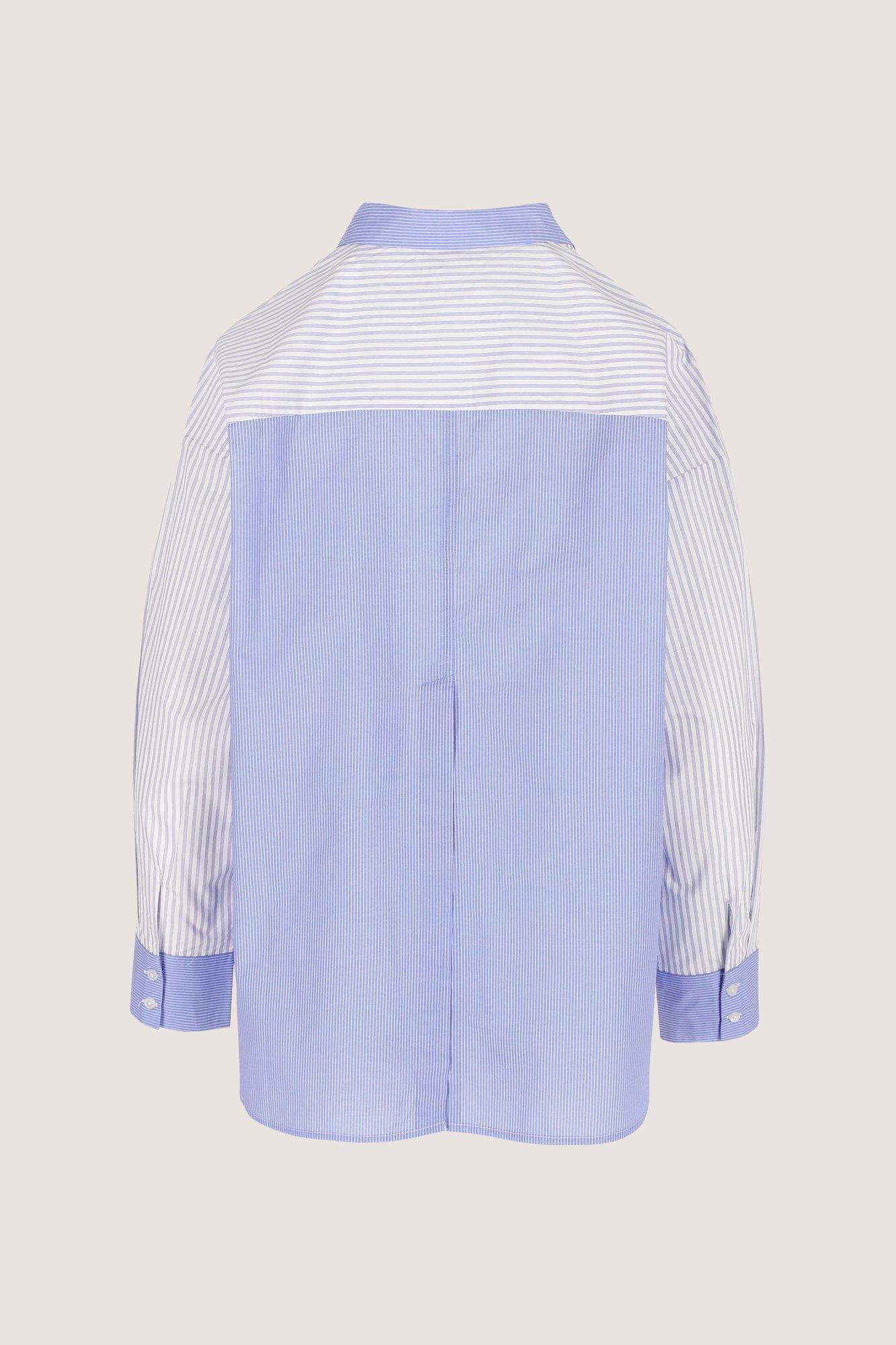 Hemden - Gestreept shirt met pailletten