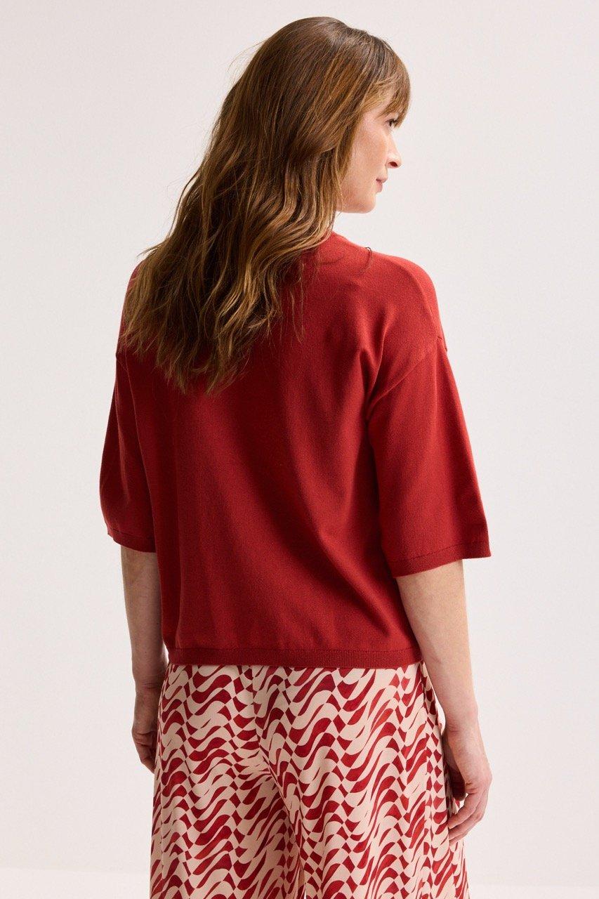 Pulls - Pull brod&eacute; &agrave; col rond