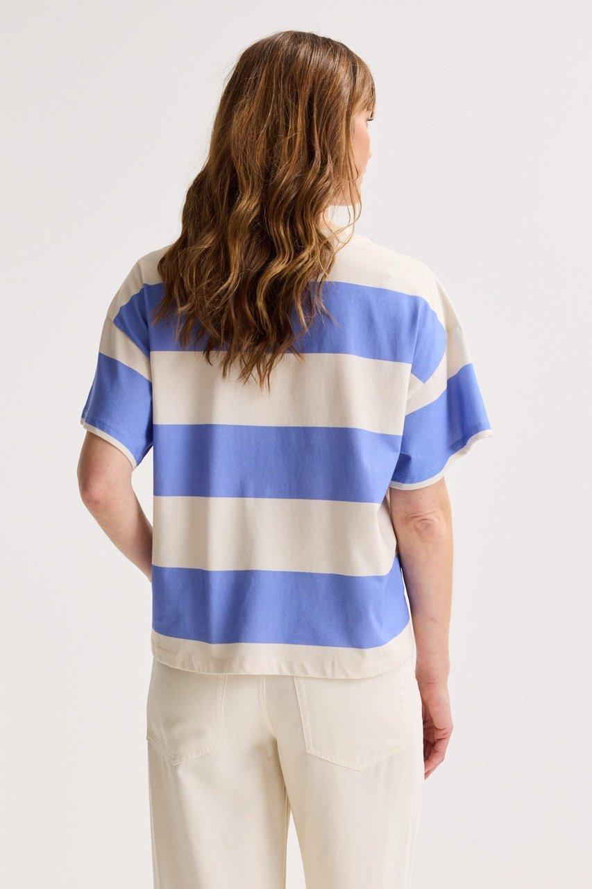 Sweatvest - Gestreept varsity-T-shirt