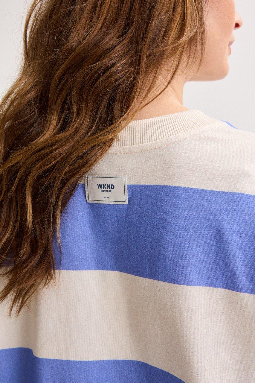 Sweatvest - Gestreept varsity-T-shirt