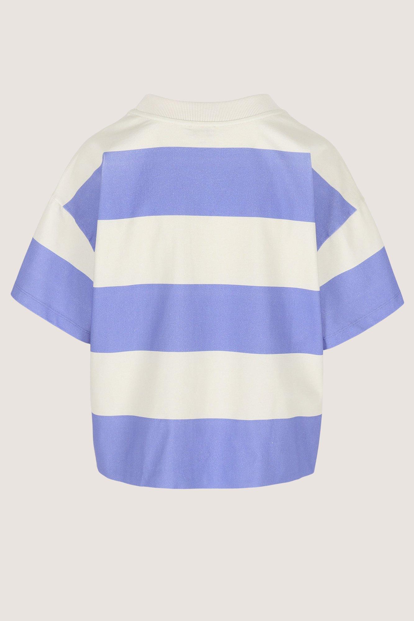 Sweatvest - Gestreept varsity-T-shirt