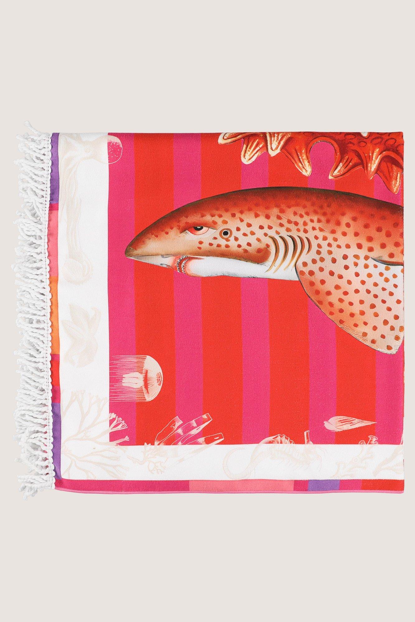 Cadeaux - Drap de plage &agrave; imprim&eacute; animaux marins