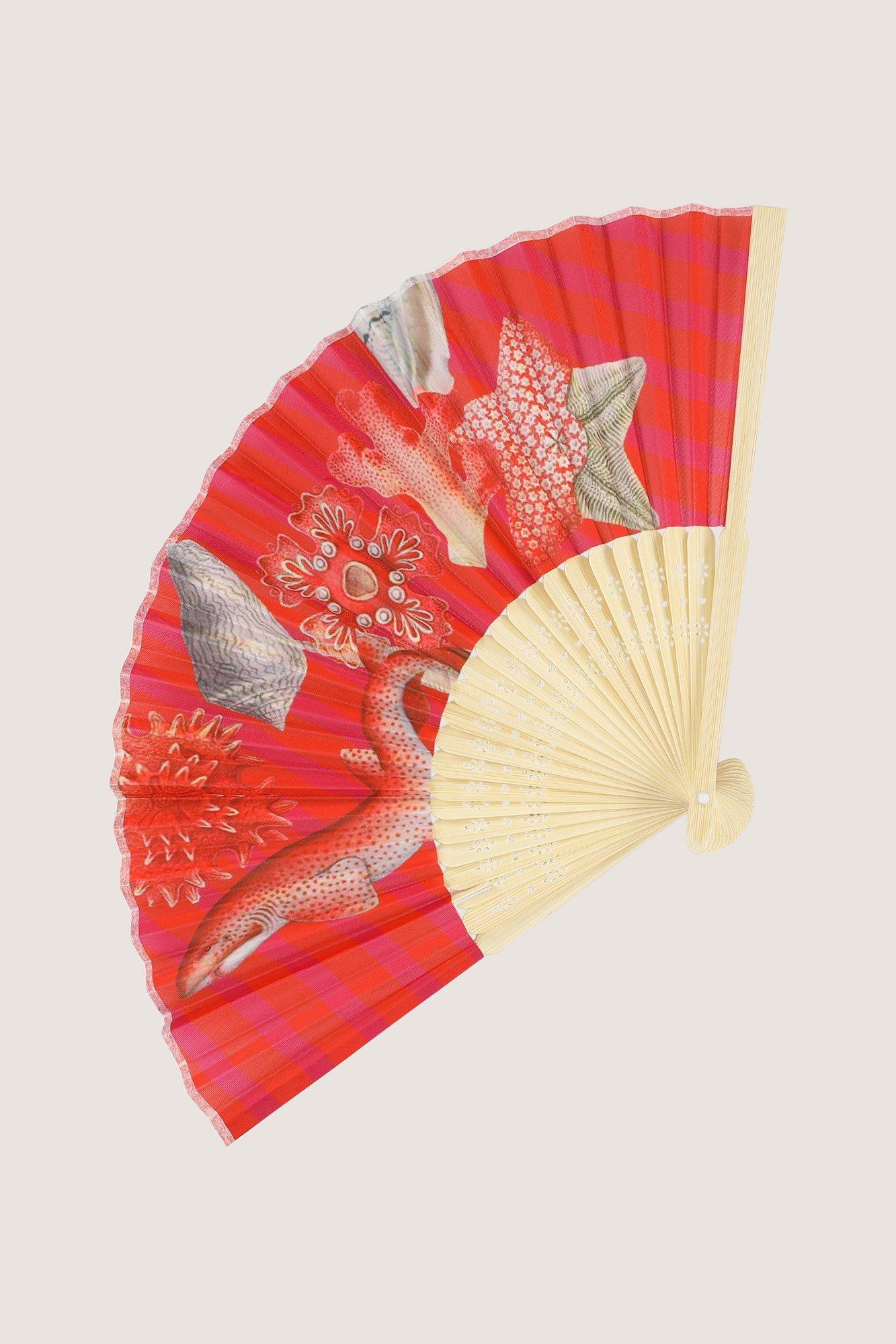 Waaier met vissenprint