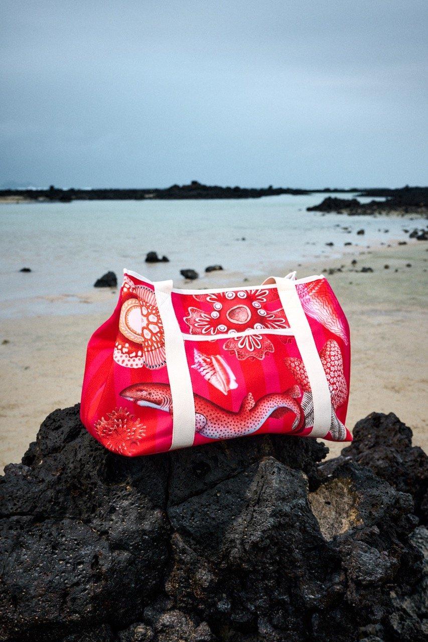 Accessoires pour b&eacute;b&eacute;s - Sac de plage &agrave; motif marin