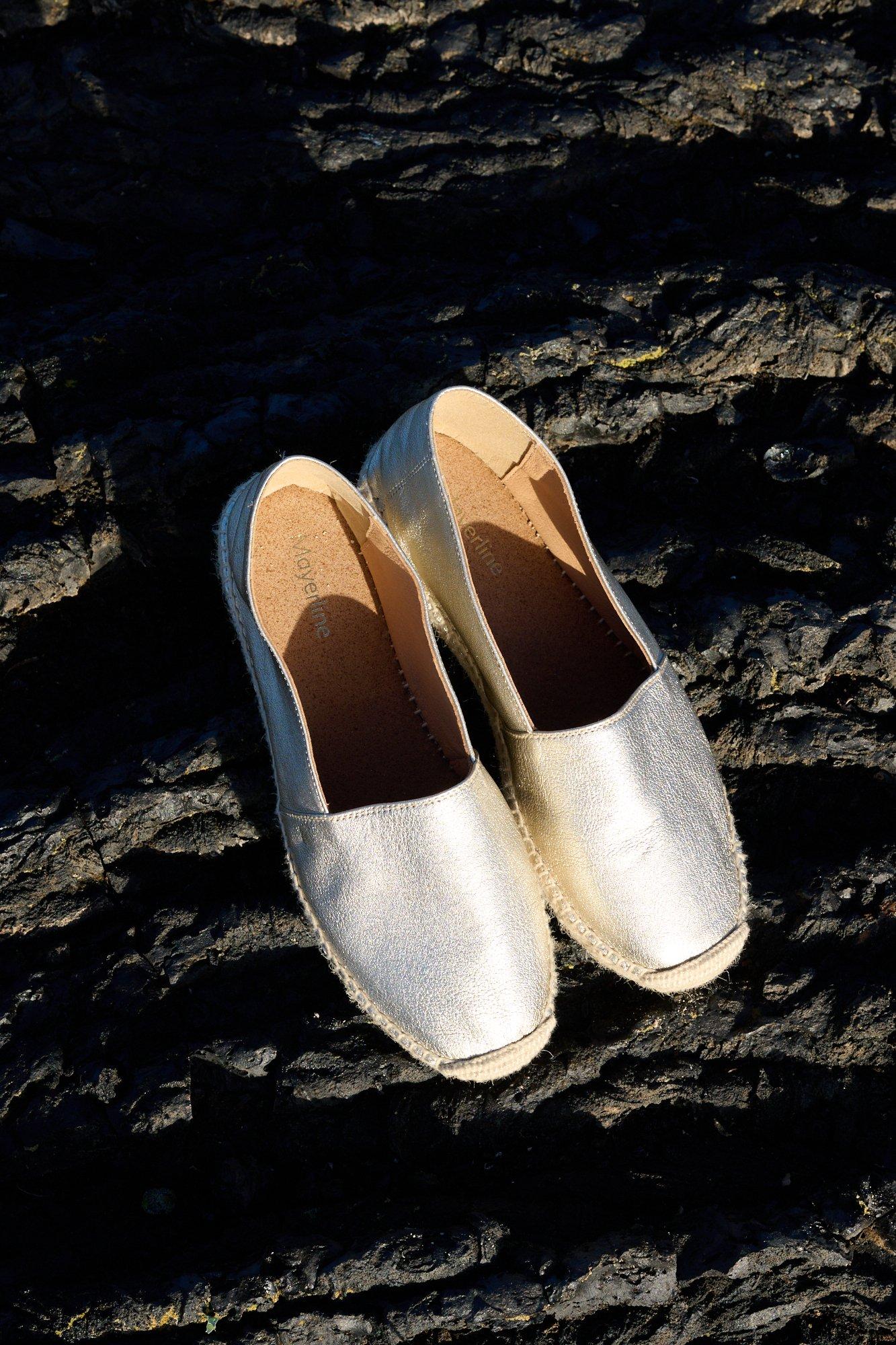 Espadrilles en cuir