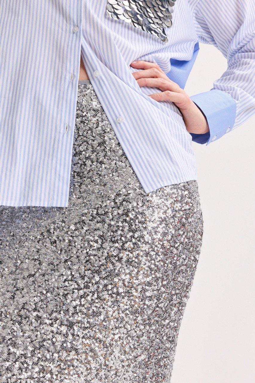 Jupes - Jupe crayon paillet&eacute;e