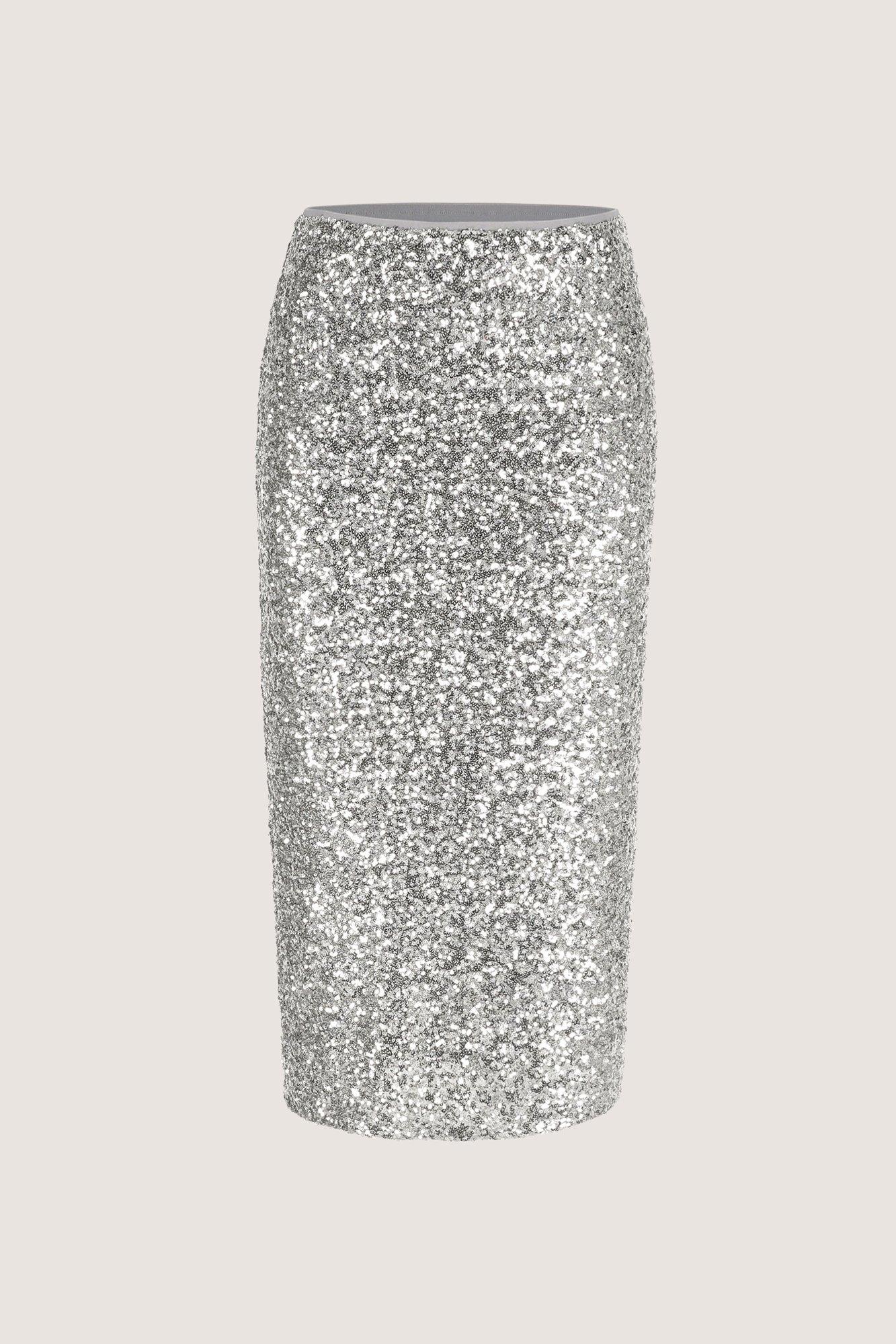 Jupes - Jupe crayon paillet&eacute;e