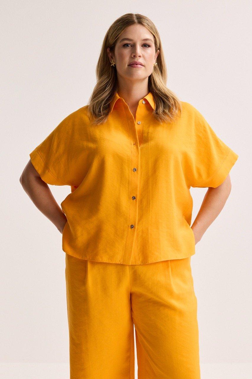 Hemden - Wijde blouse in modal