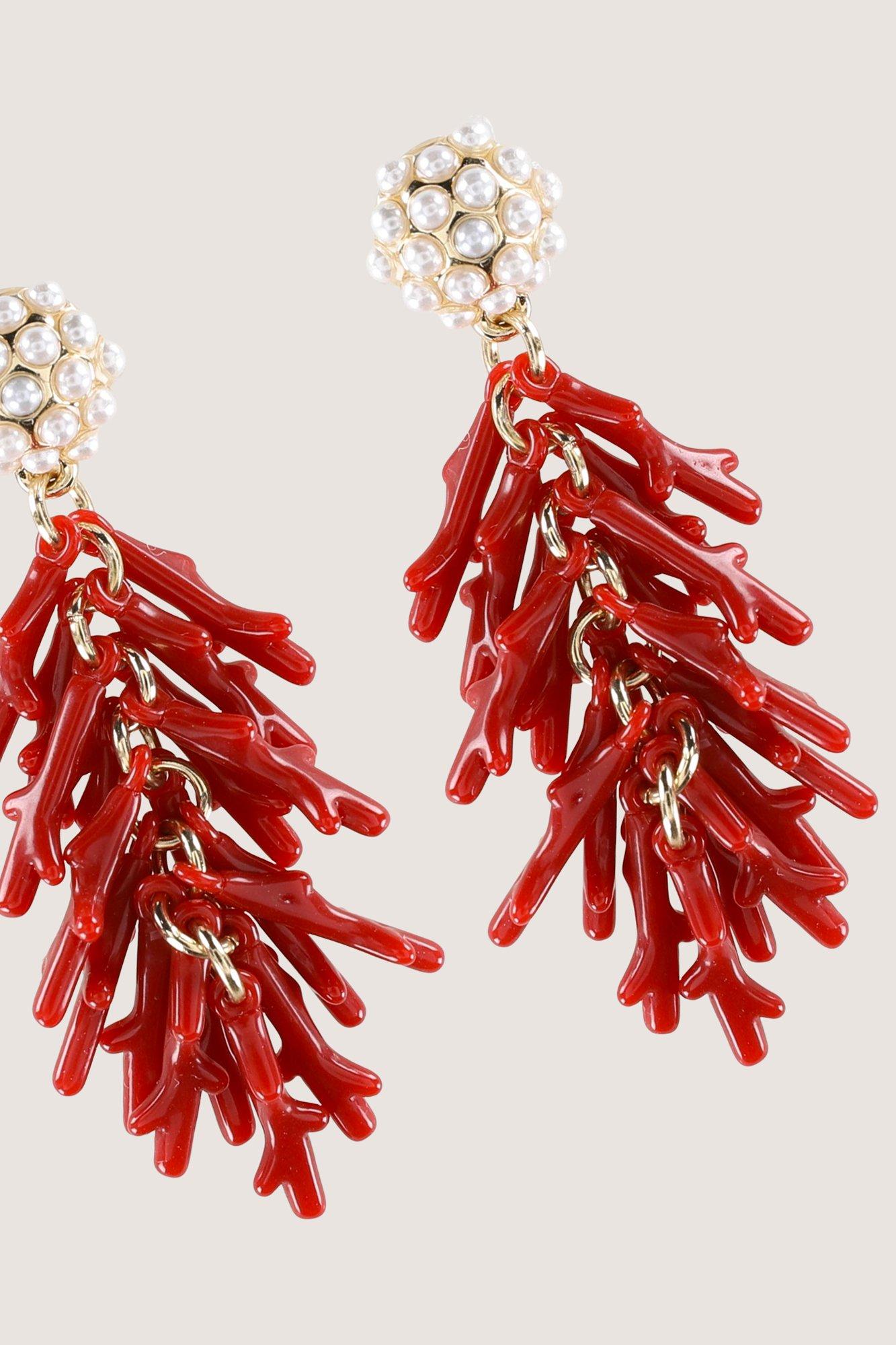 Accessoires pour b&eacute;b&eacute;s - Boucles d'oreilles en forme de corail