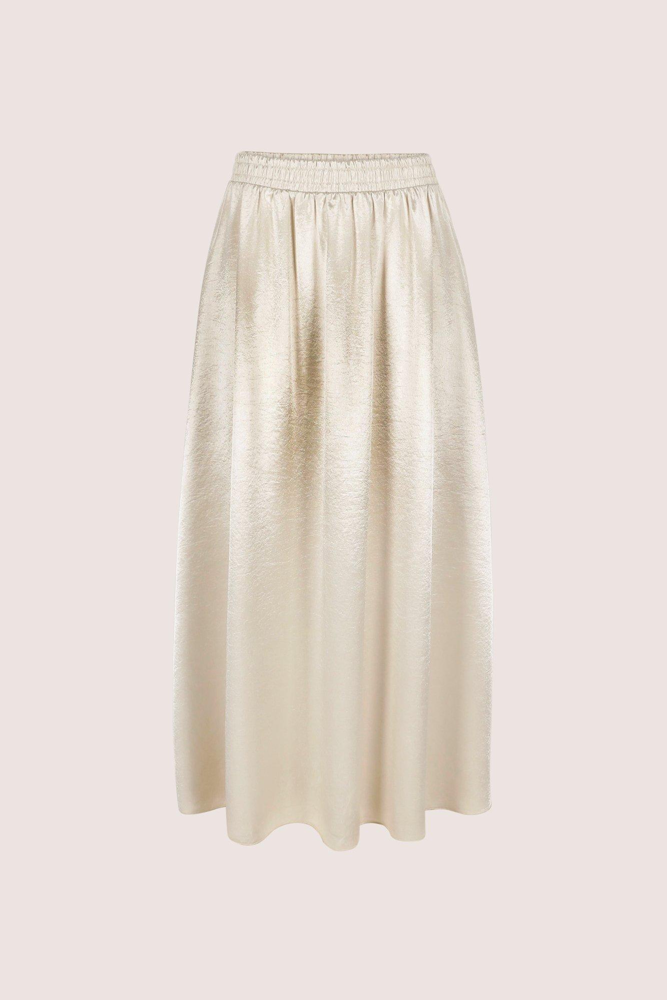 Jupes - Longue jupe ample en satin