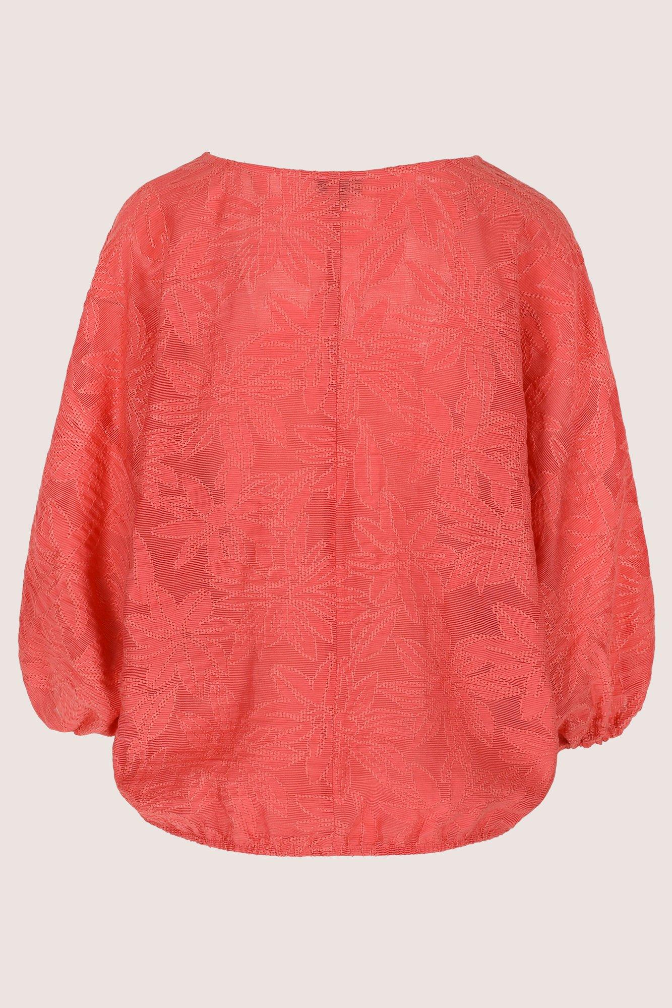 Hemden - Jacquardblouse op elastiek