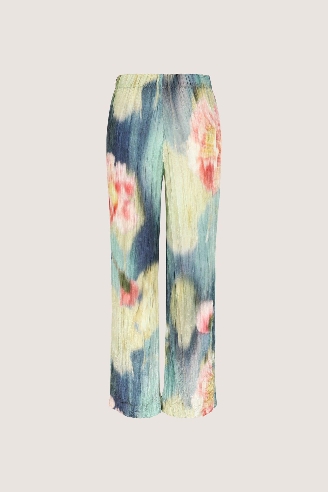 Pantalons - Pantalon imprim&eacute; en satin crinkle