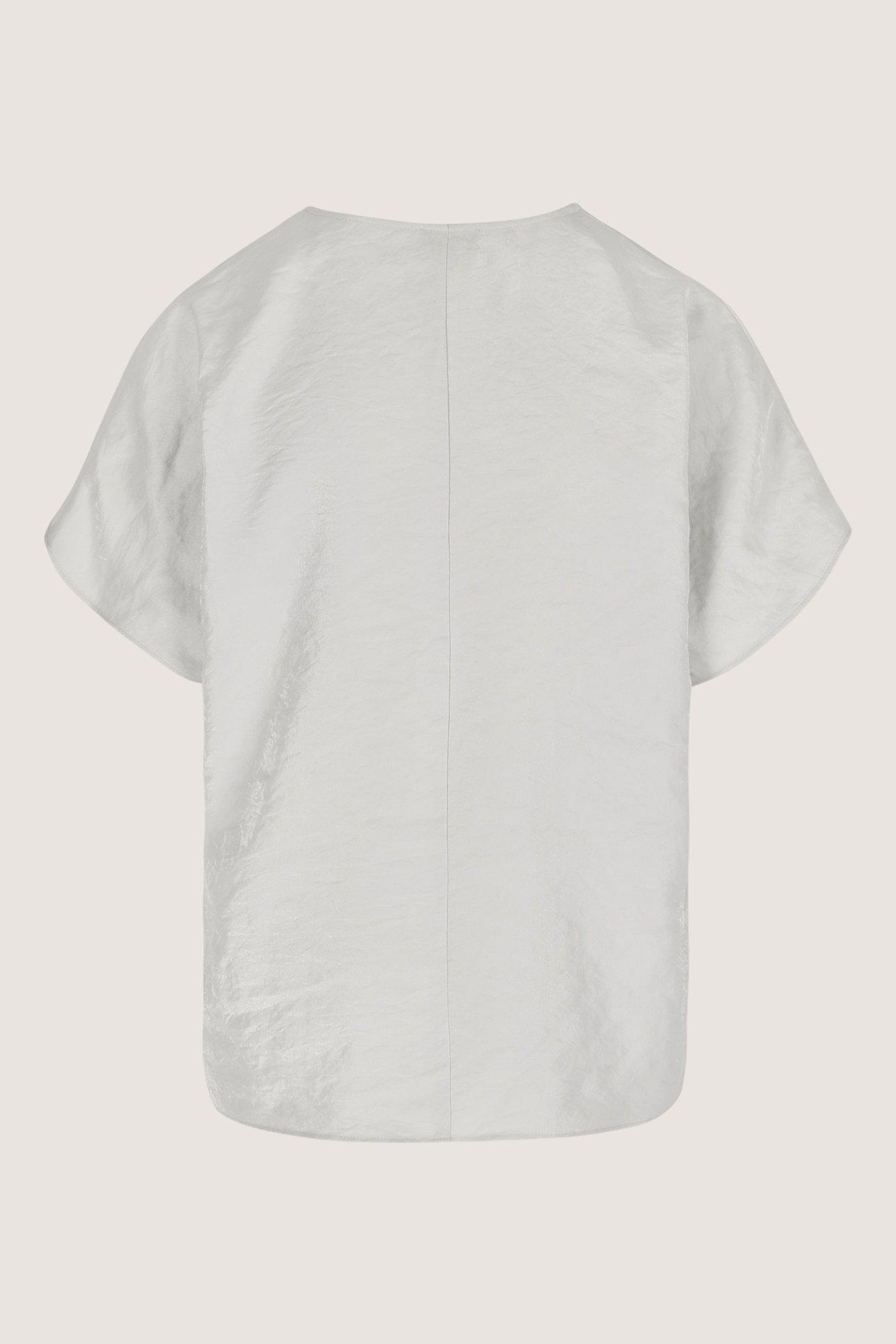 Hemden - T-shirtblouse met V-hals