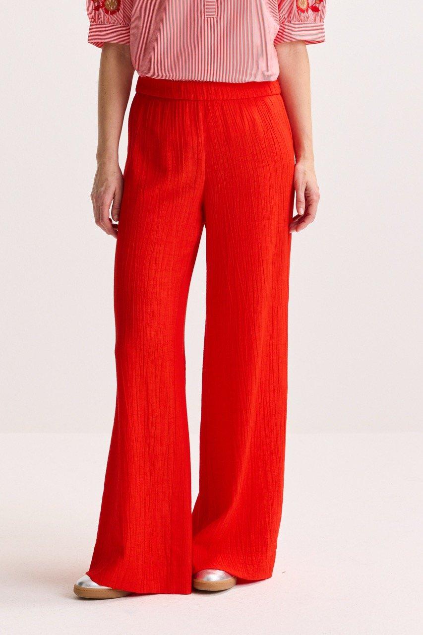 Broeken - Losse broek in crinkle