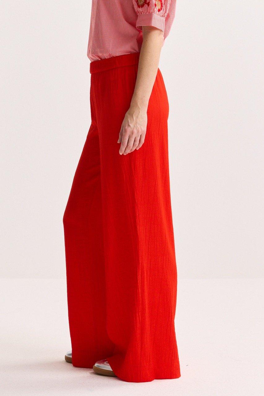 Broeken - Losse broek in crinkle