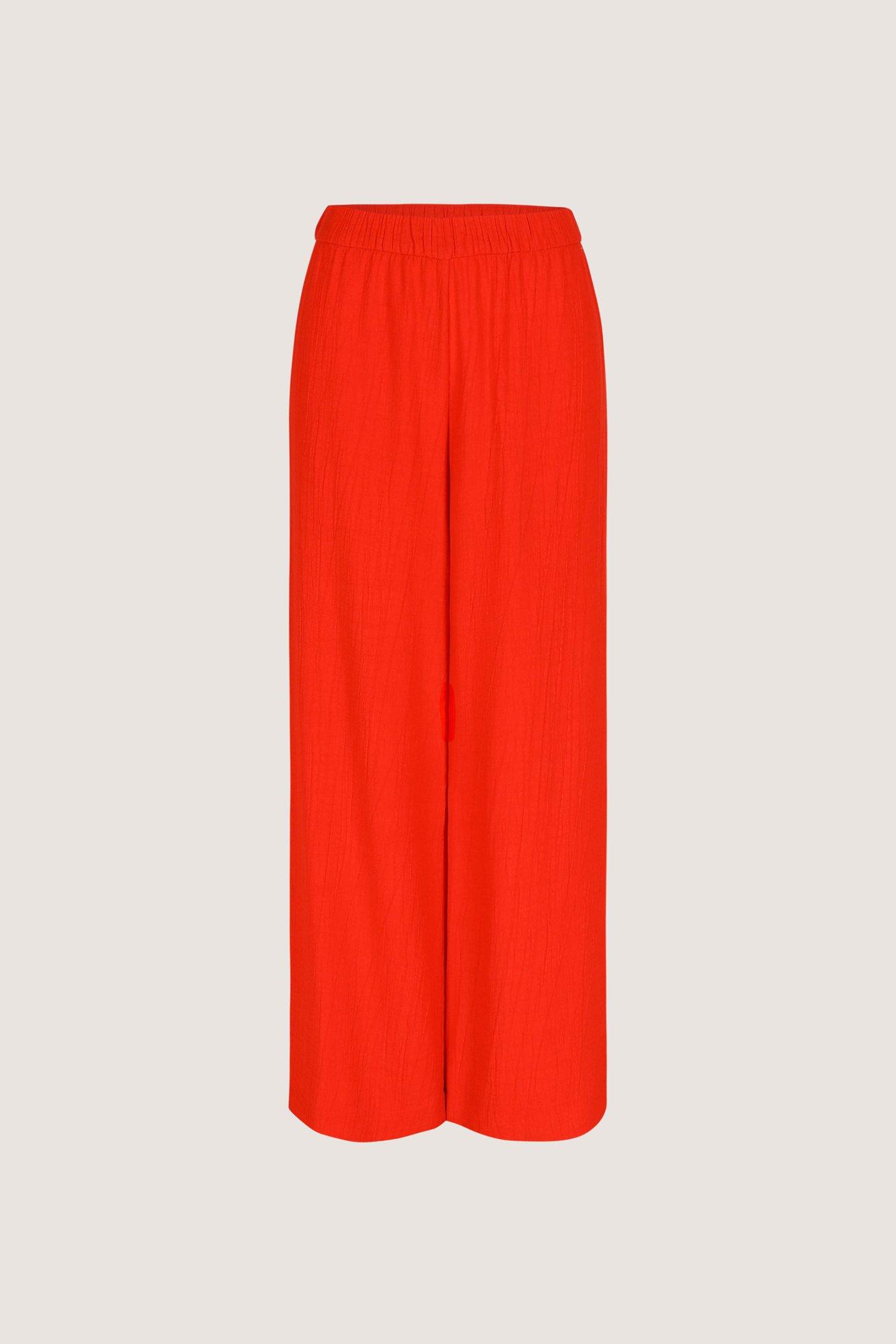 Pantalons - Pantalon ample en tissu crinkle