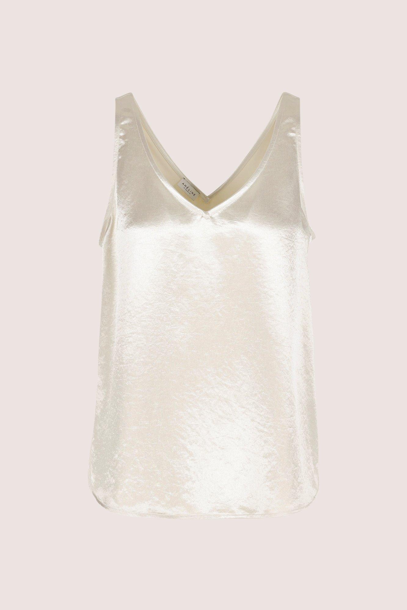 Sweatvest - Top &eacute;vas&eacute; en satin