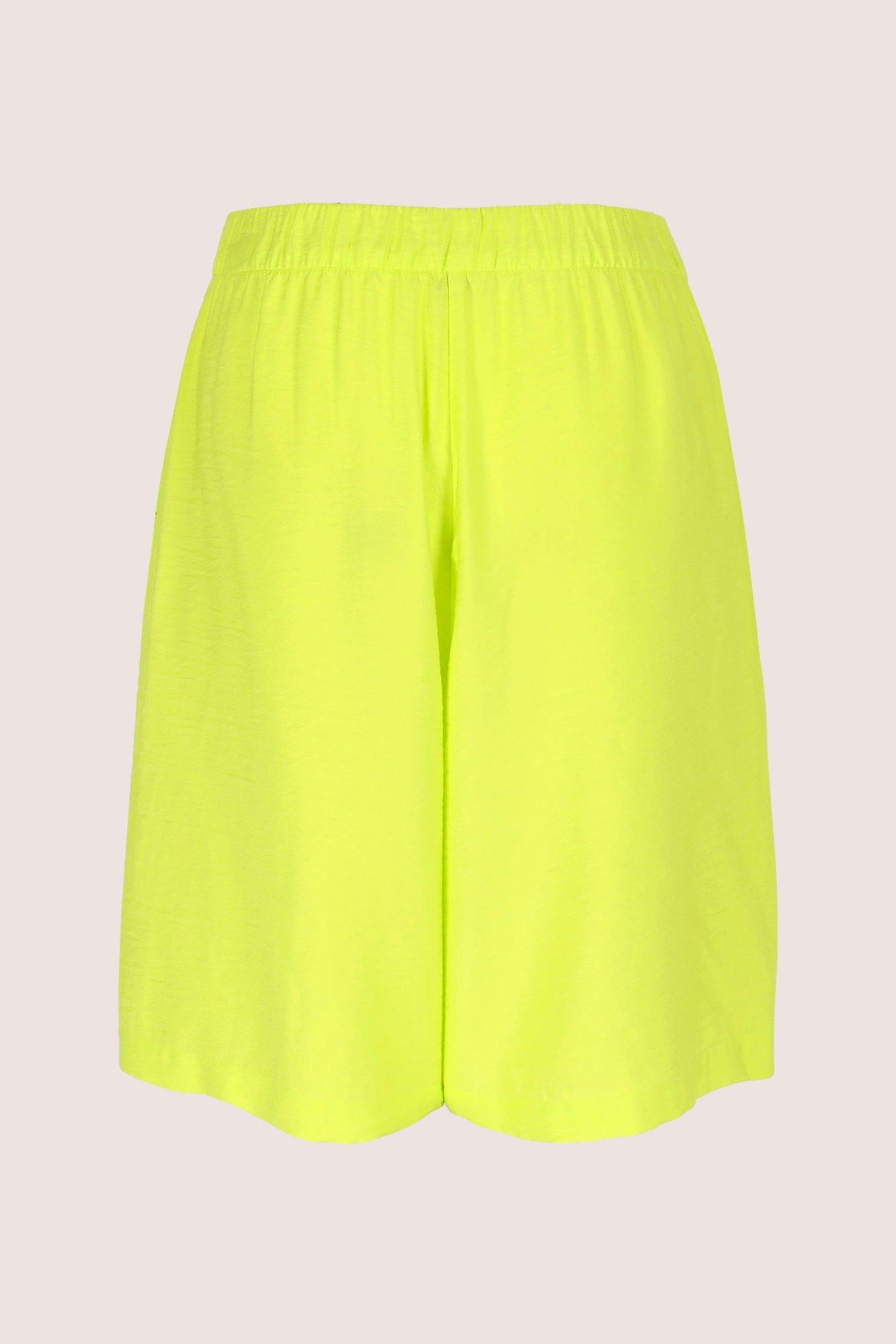 Pantalons - Short en look lin