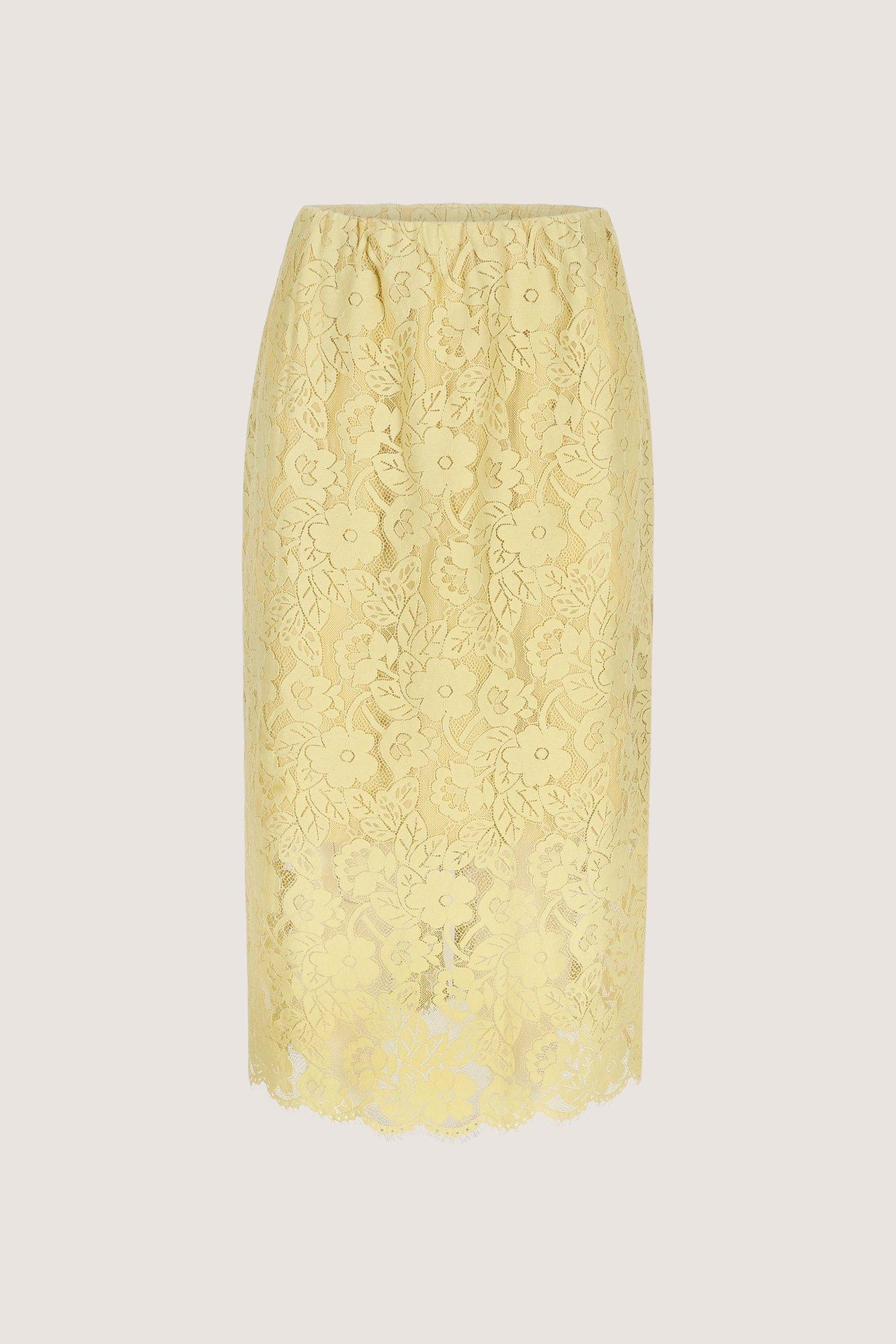 Rokken - Kokerrok in kant