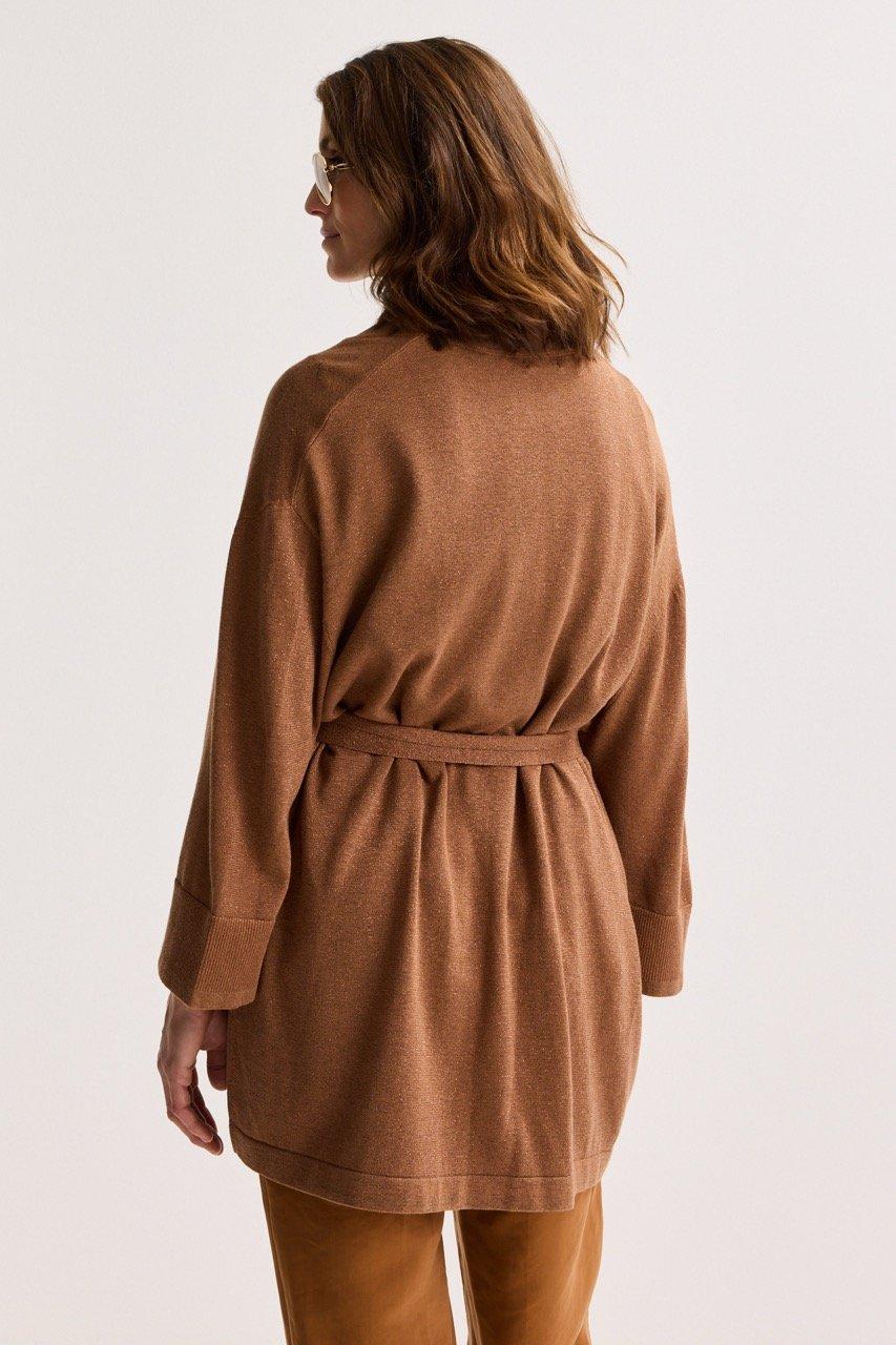 Cardigans - Cardigan long avec lurex