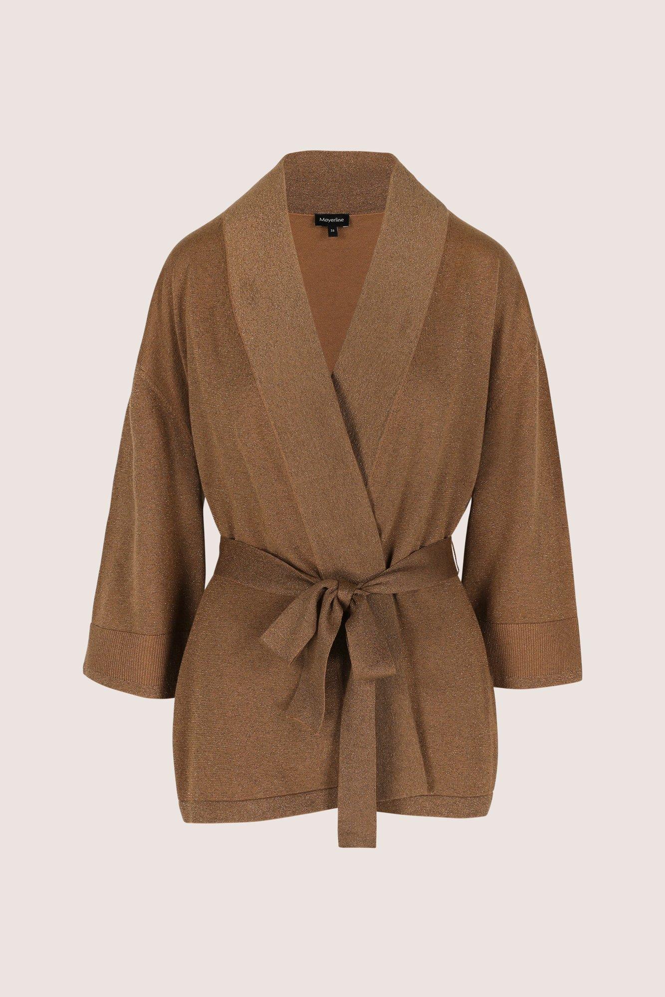 Cardigans - Cardigan long avec lurex