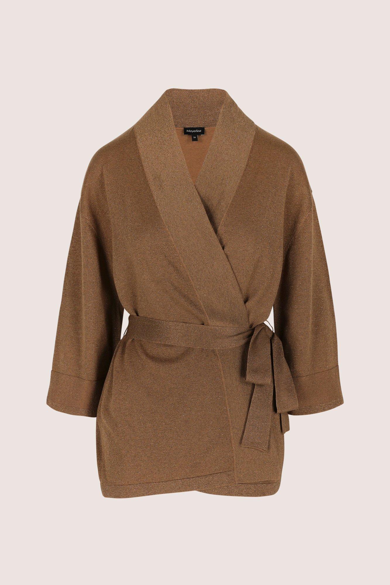 Cardigans - Cardigan long avec lurex