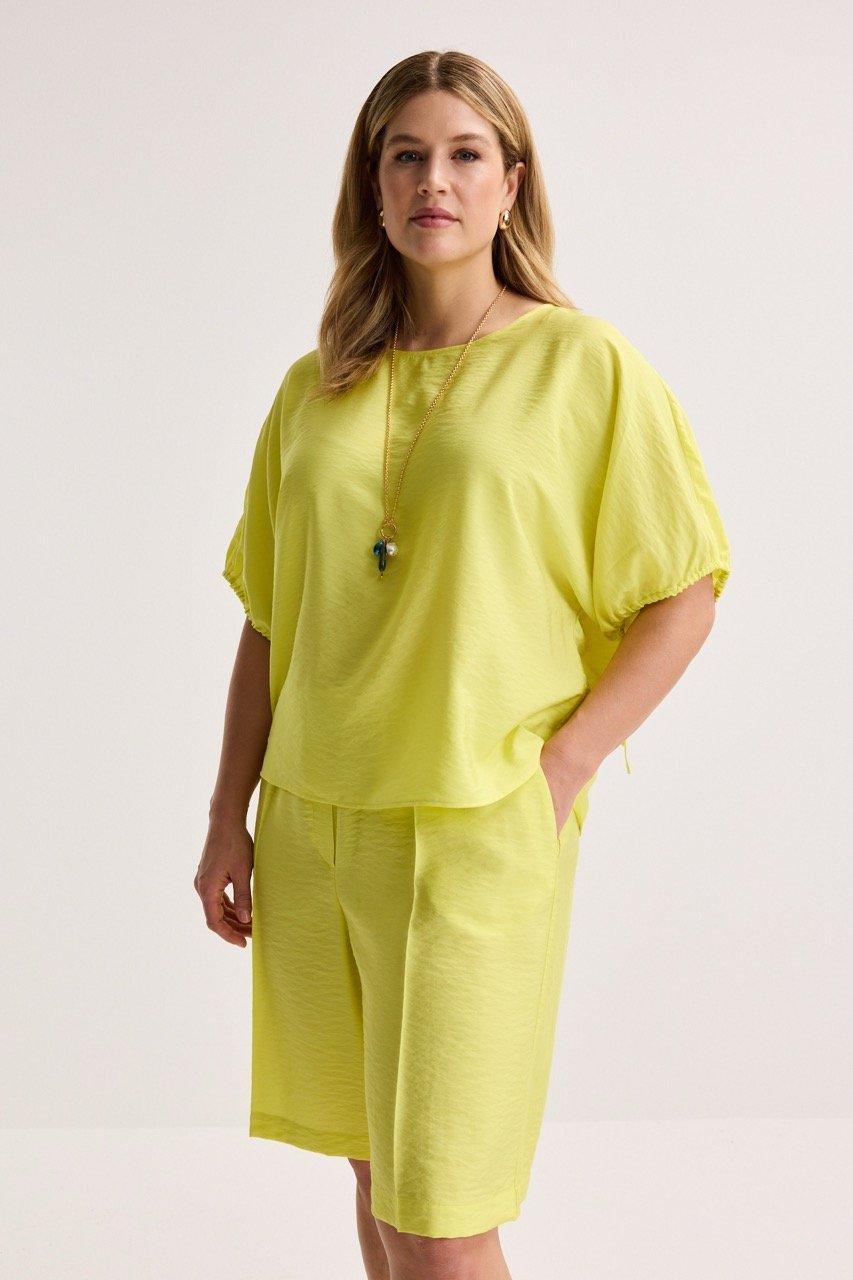 Hemden - Oversized linnen look blouse