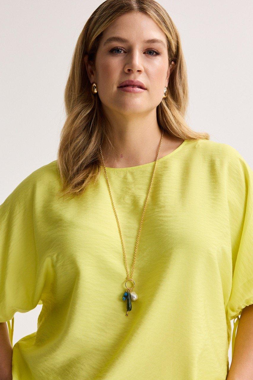 Hemden - Oversized linnen look blouse