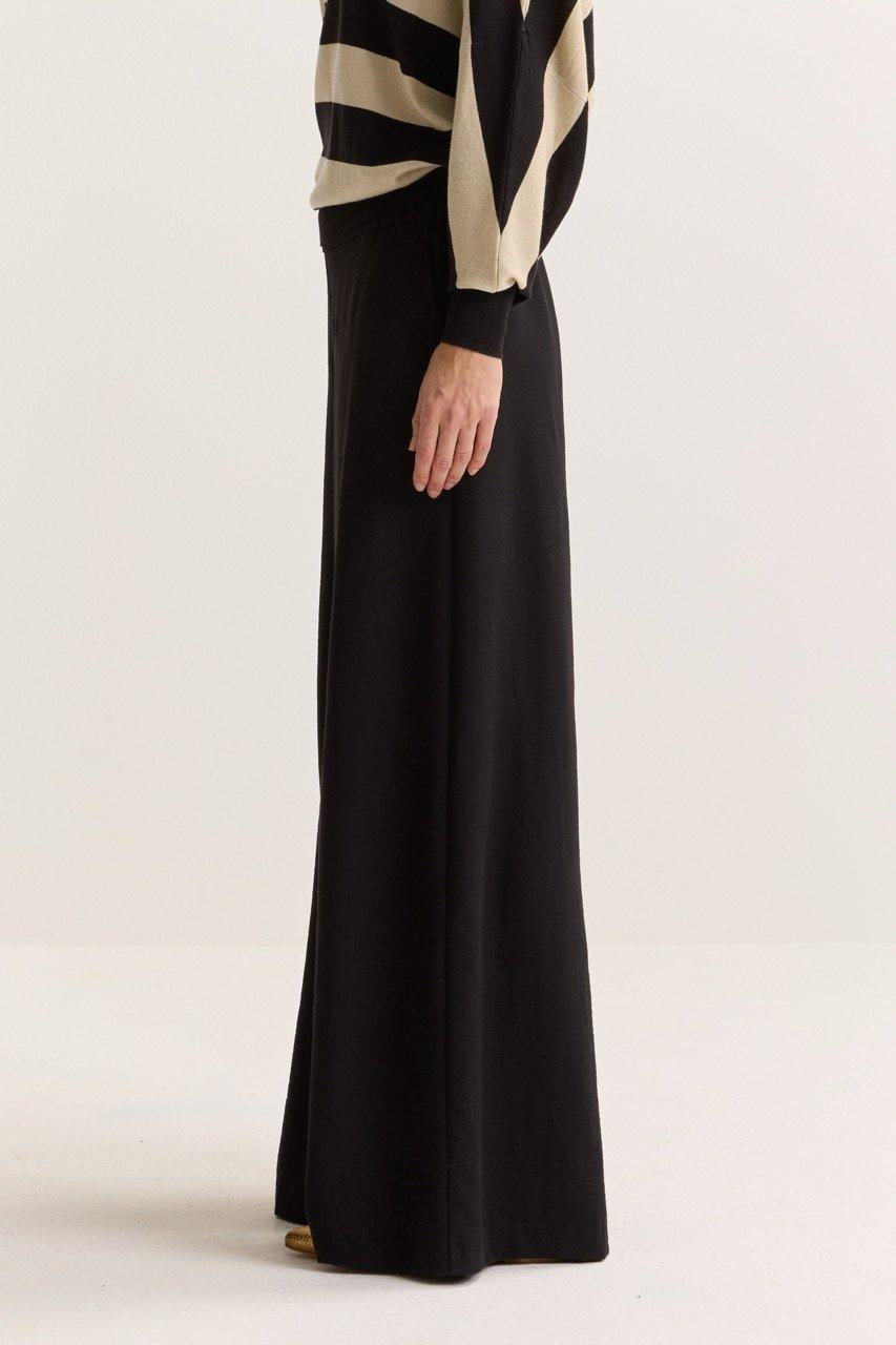 Broeken - Wijde broek in linnen look