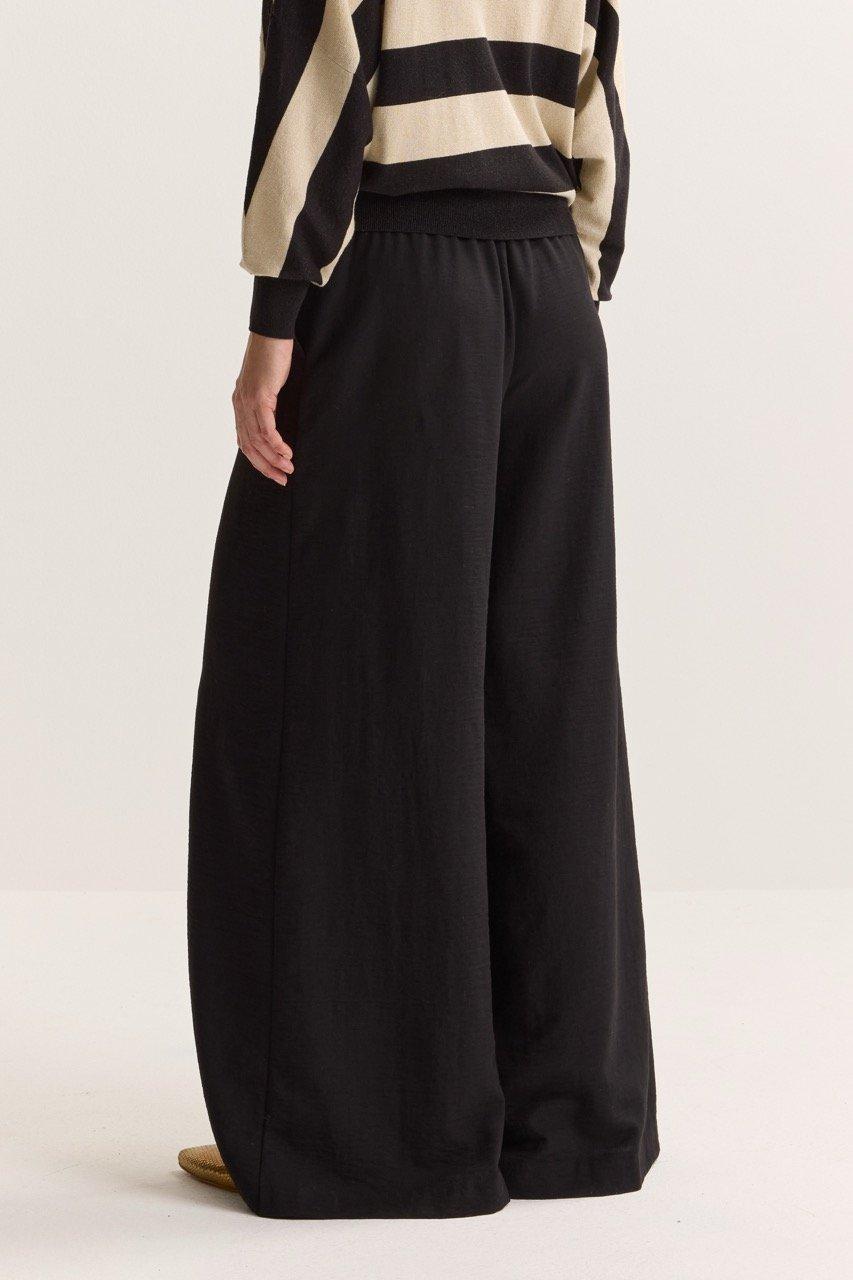 Broeken - Wijde broek in linnen look