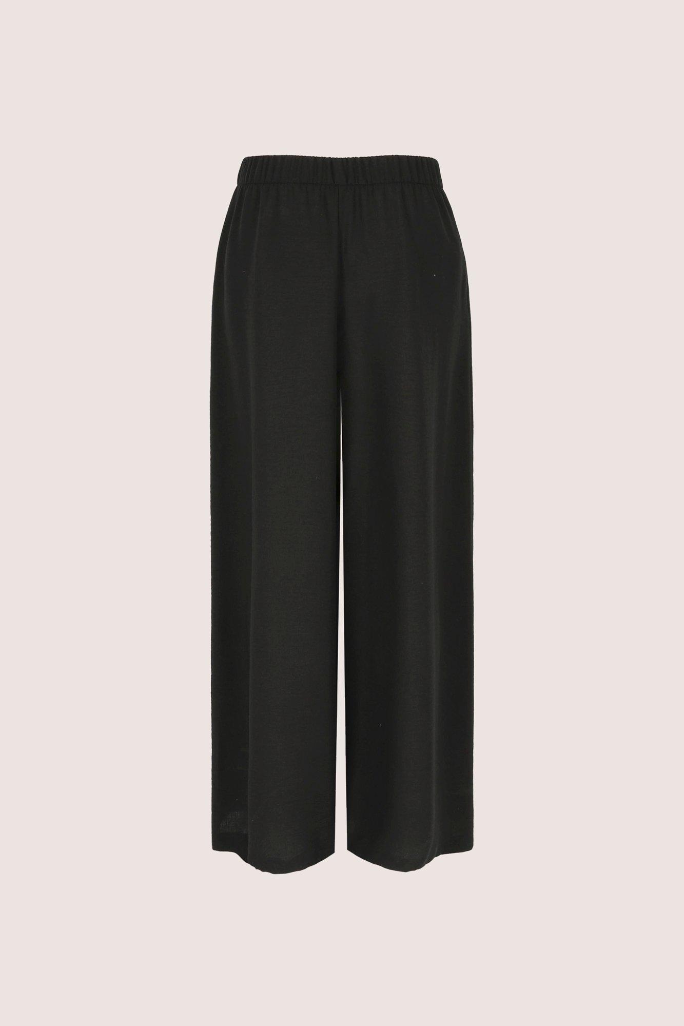 Broeken - Wijde broek in linnen look