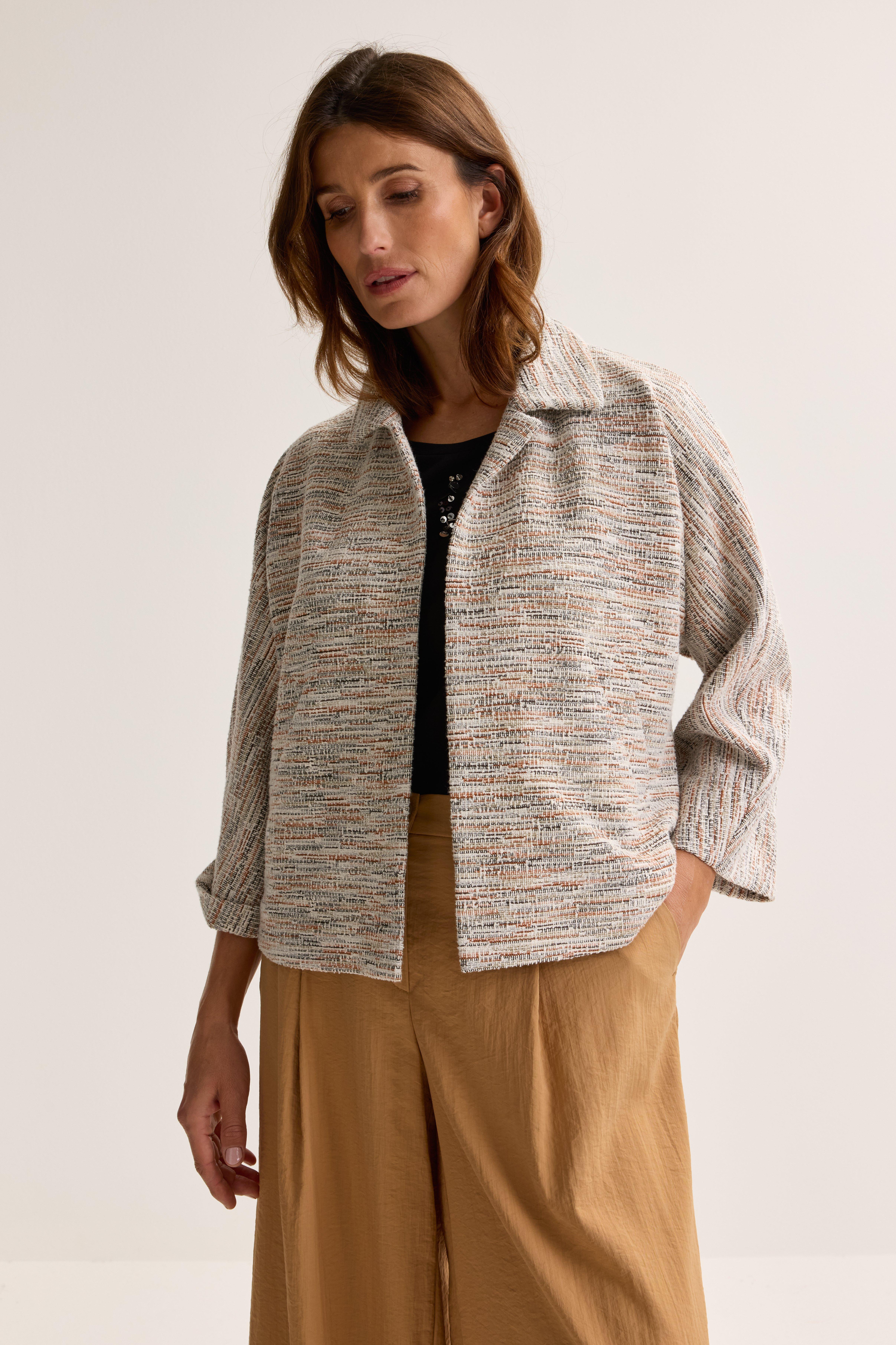 Jasje in jersey tweed