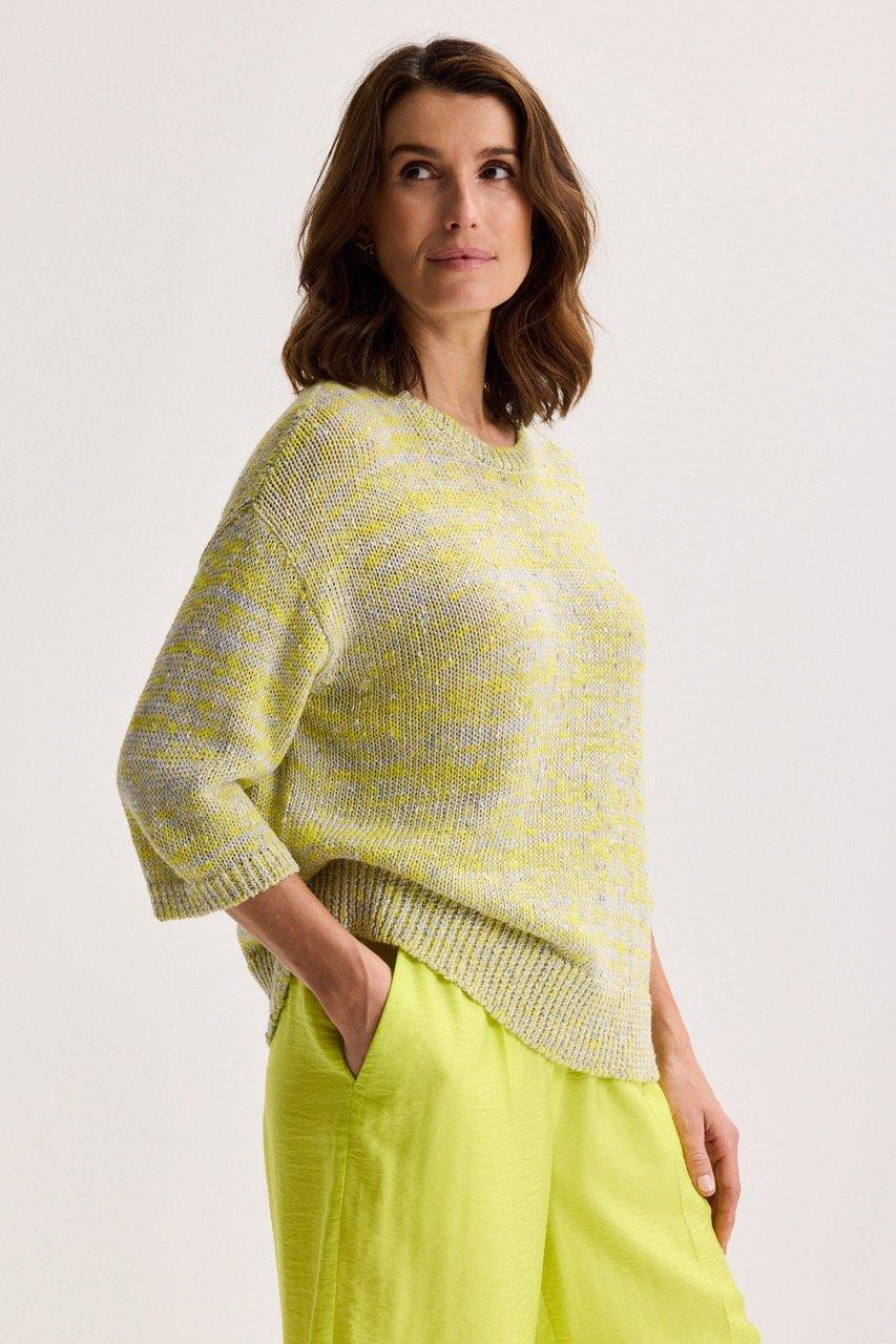 Am&eacute;line Wijde Trui Met Lurex