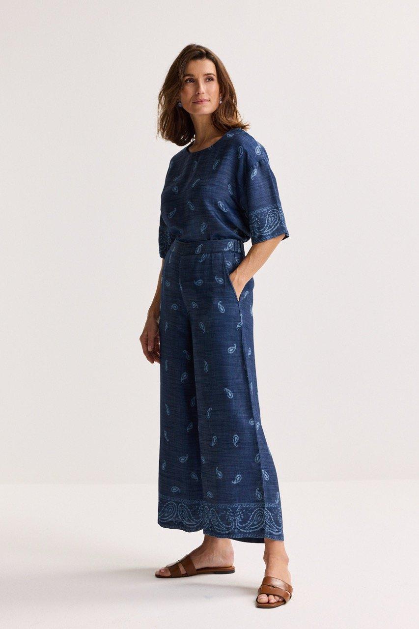 Mayerline Lyocell Broek Met Batikprint