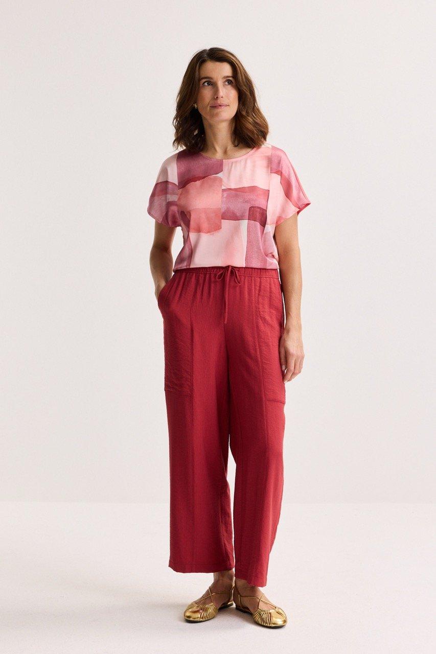 Mayerline Linnen Look Broek Op Elastiek