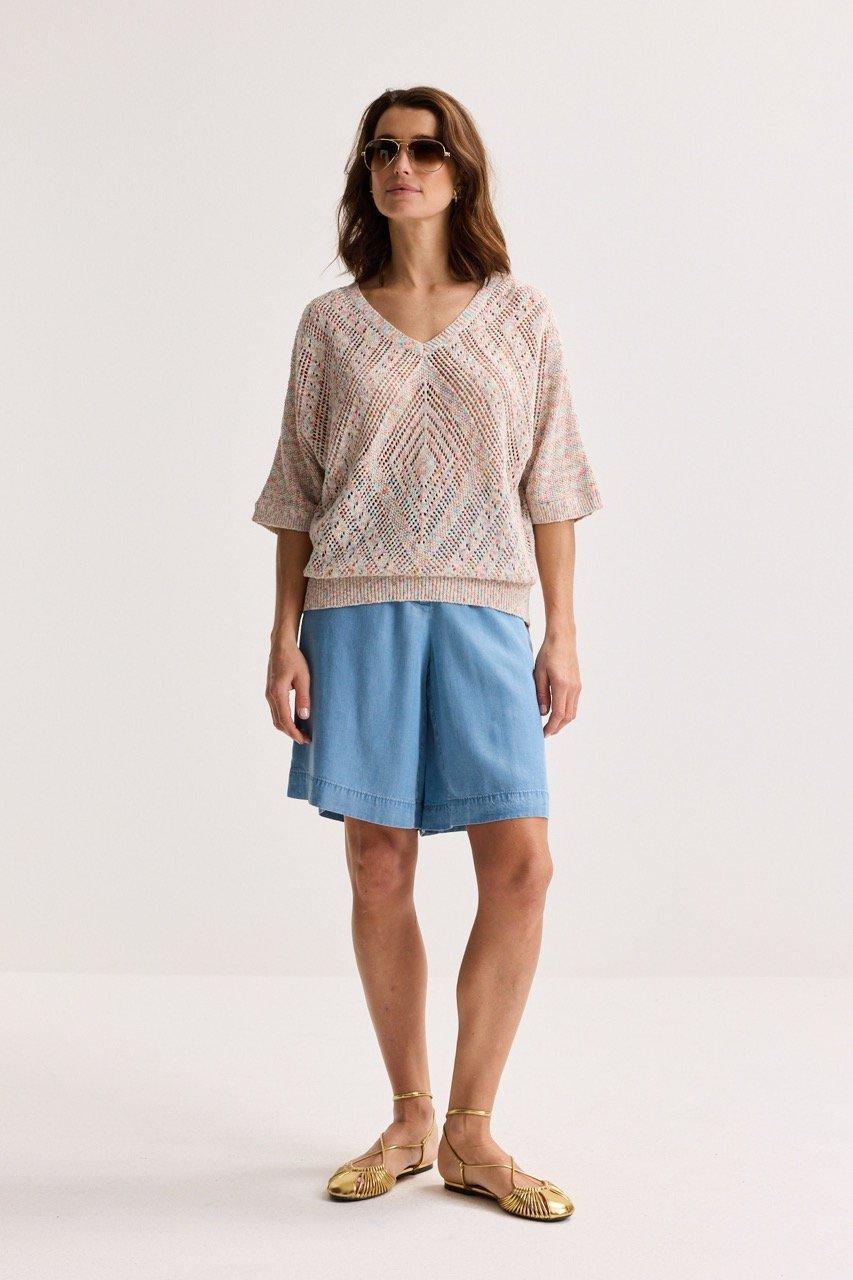 Truien - Ajourtrui met V-hals