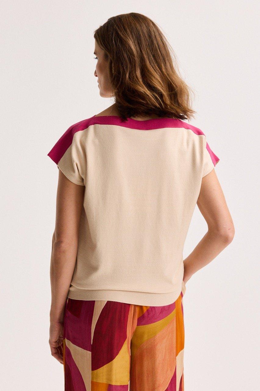 Truien - Gebreide top met boothals