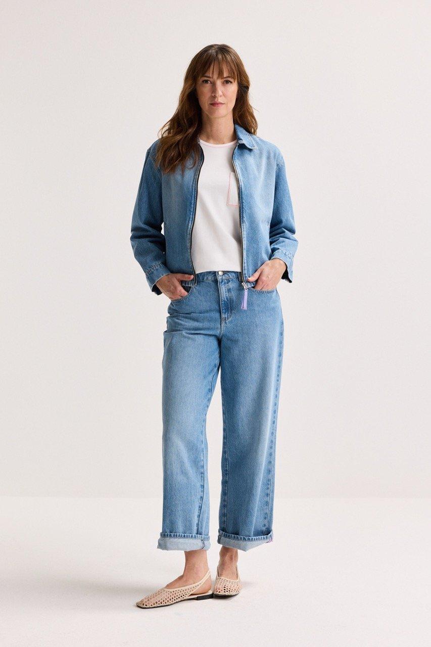 Blazers - Jeansjasje met rits