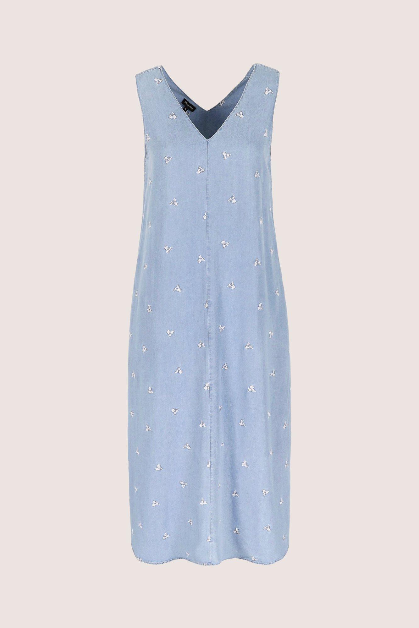Kleedjes - A-lijnjurk in lyocell denim