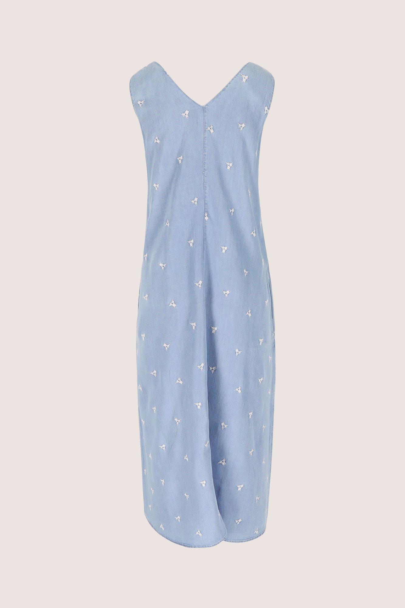 Kleedjes - A-lijnjurk in lyocell denim