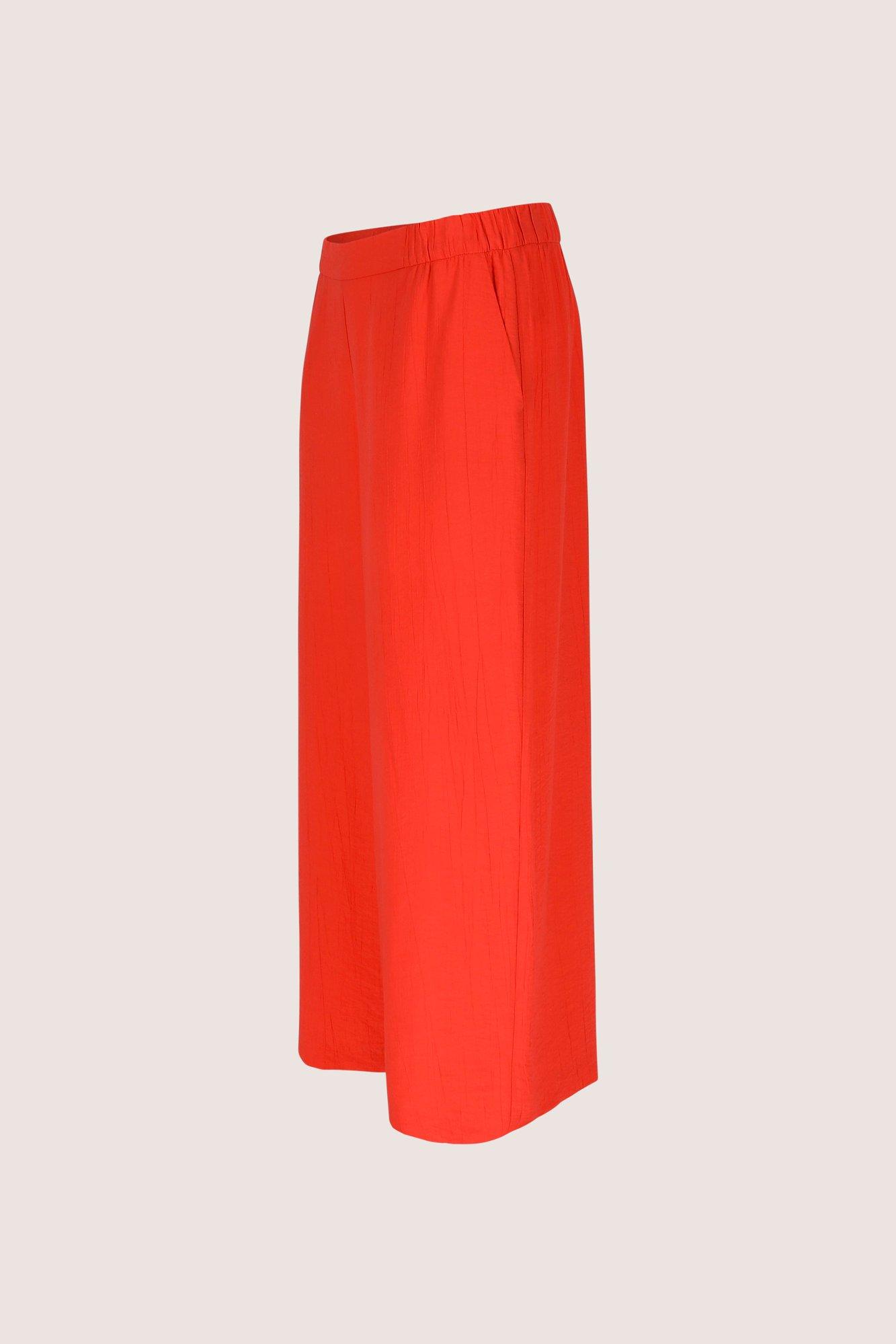 Broeken - Wijde broek in crinkle stof