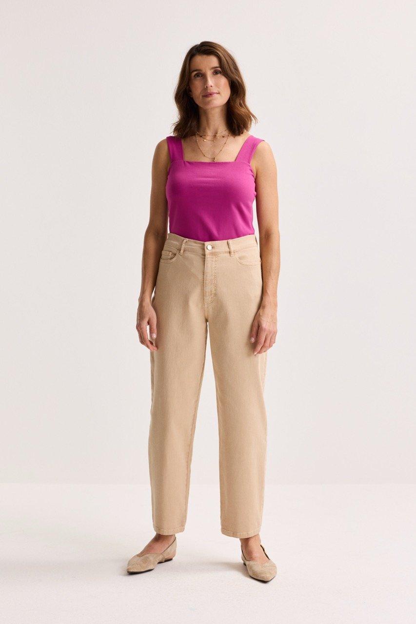 Am&eacute;line Broek In Gekleurd Stretchdenim