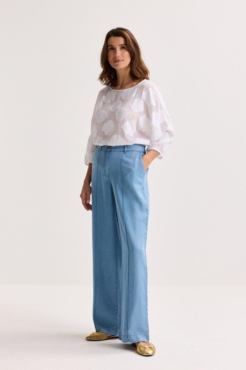 Pantalons - Jeans lyocell &eacute;lastiqu&eacute; dos