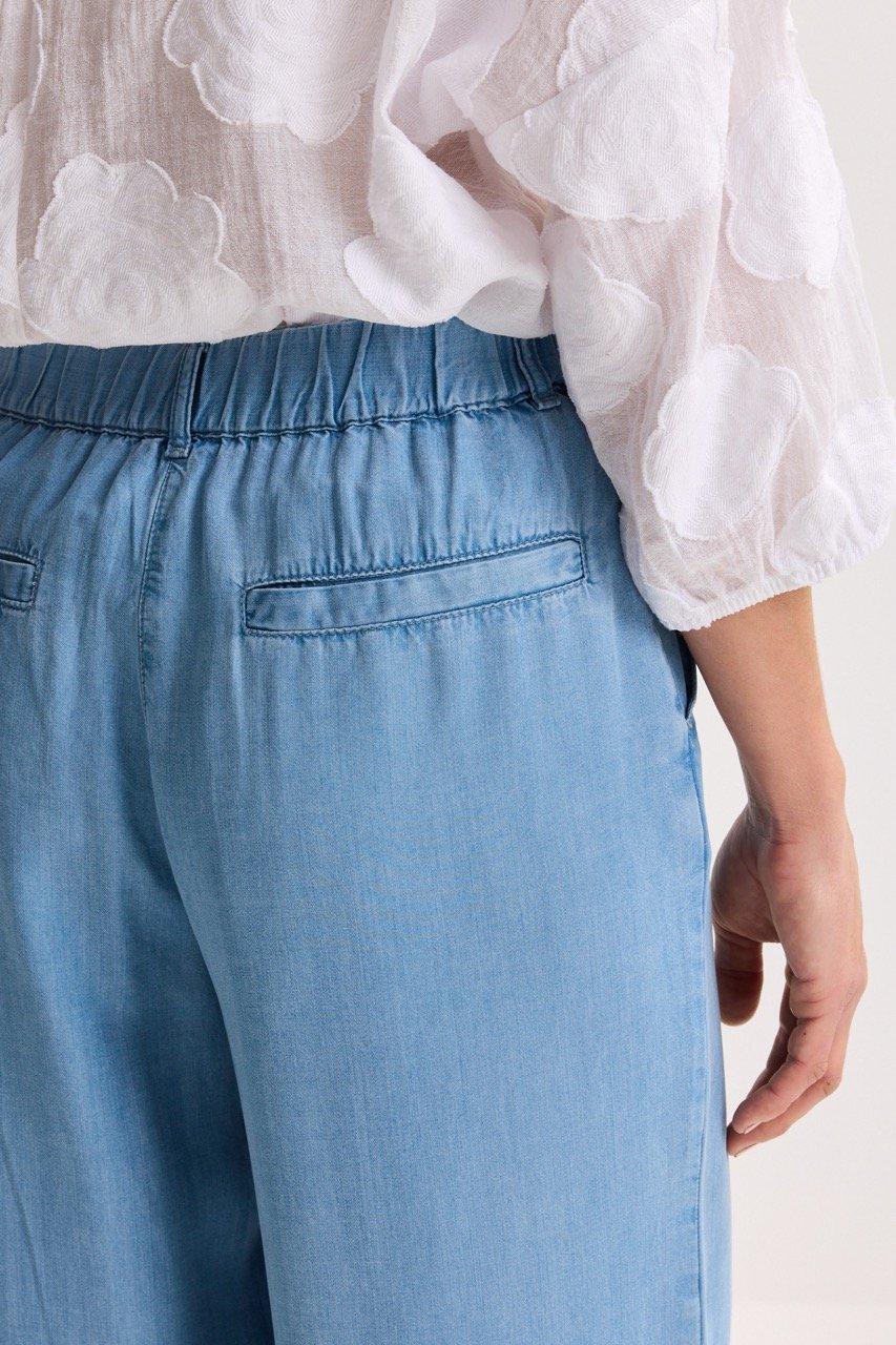 Pantalons - Jeans lyocell &eacute;lastiqu&eacute; dos