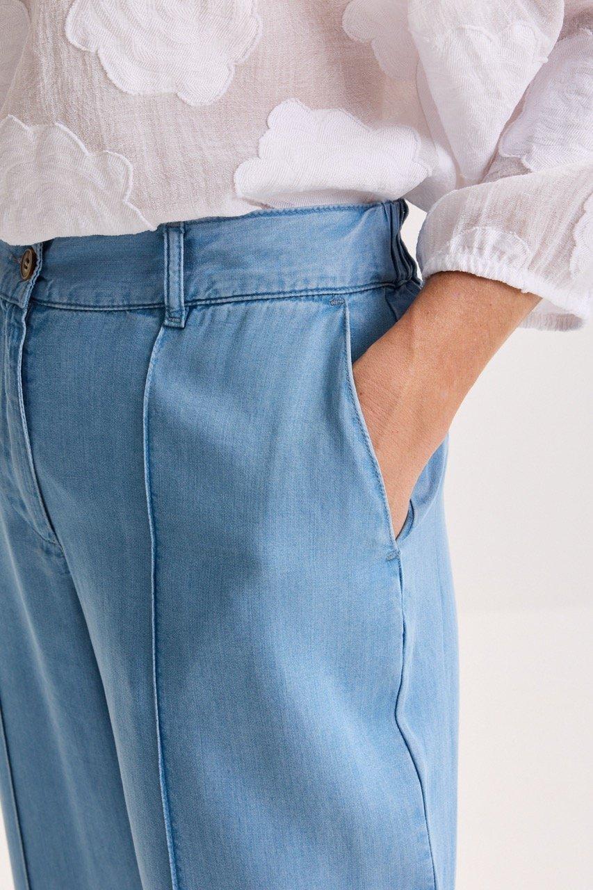 Pantalons - Jeans lyocell &eacute;lastiqu&eacute; dos