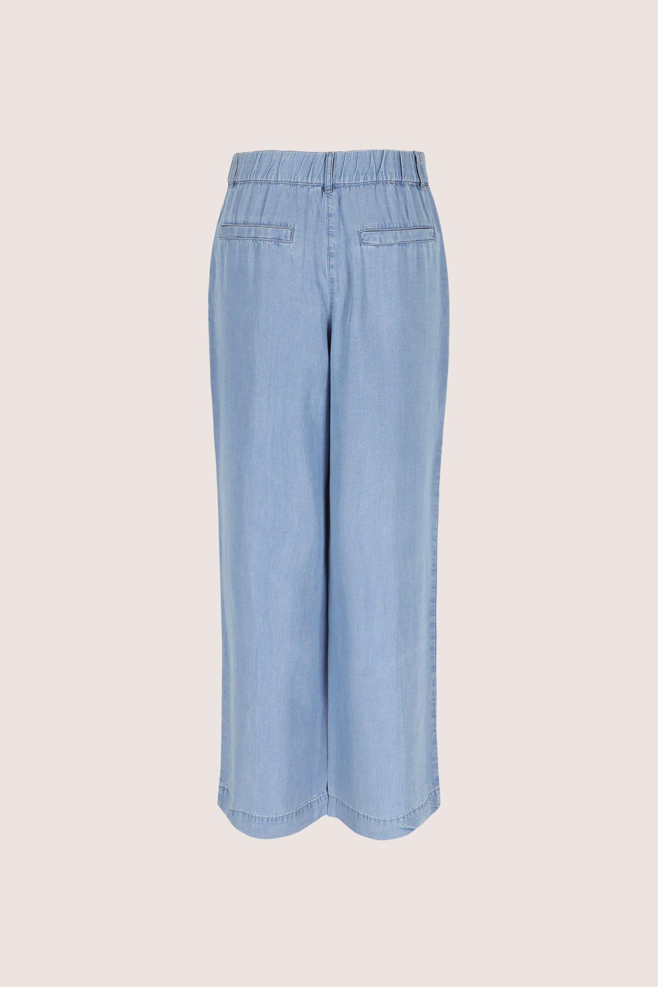 Broeken - Lyocell jeans met rugelastiek