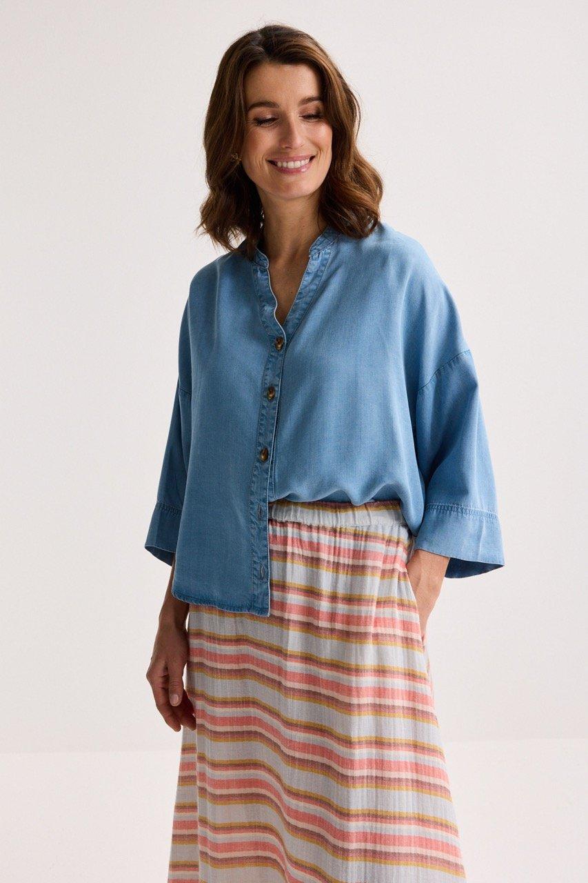 Chemises - Chemise oversize en denim lyocell