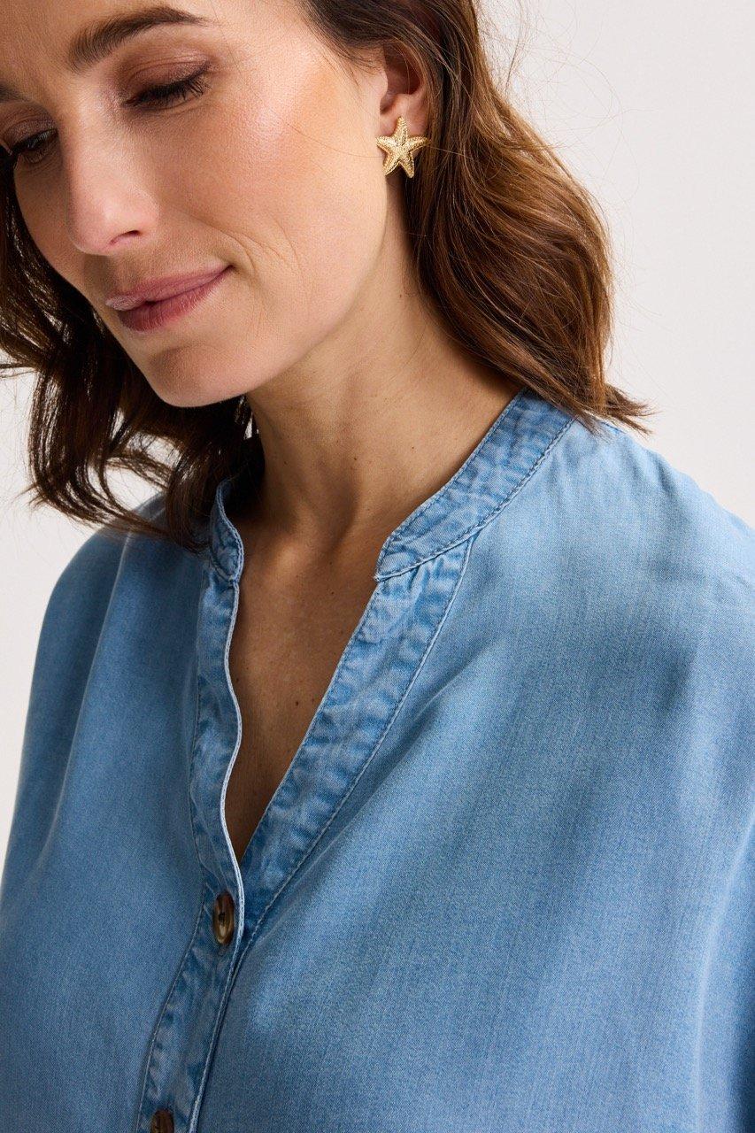 Chemises - Chemise oversize en denim lyocell