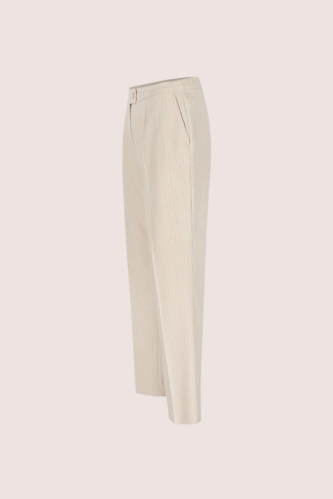 Broeken - Geklede broek met krijtstreep